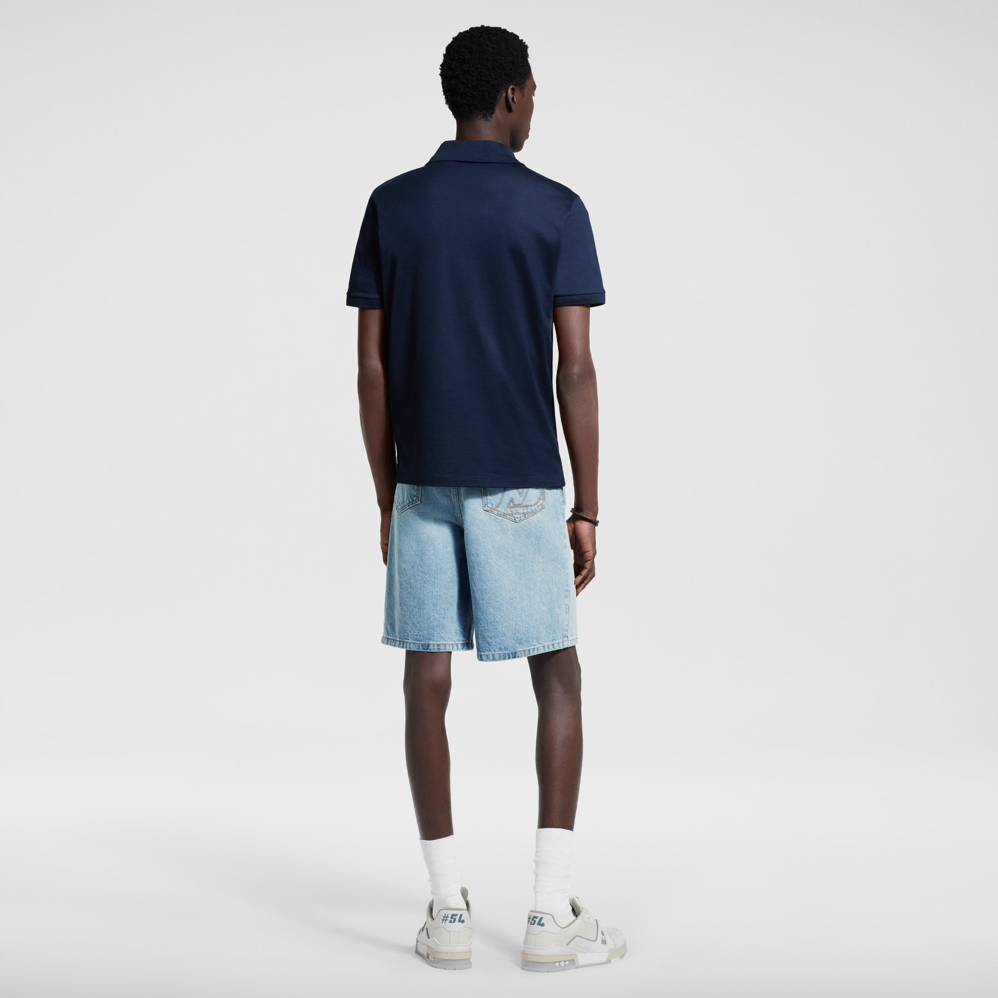 Polo classica a maniche corte in piqué  Uomo Abbigliamento T-Shirt e Polo | LOUIS VUITTON (Zoom prodotto)