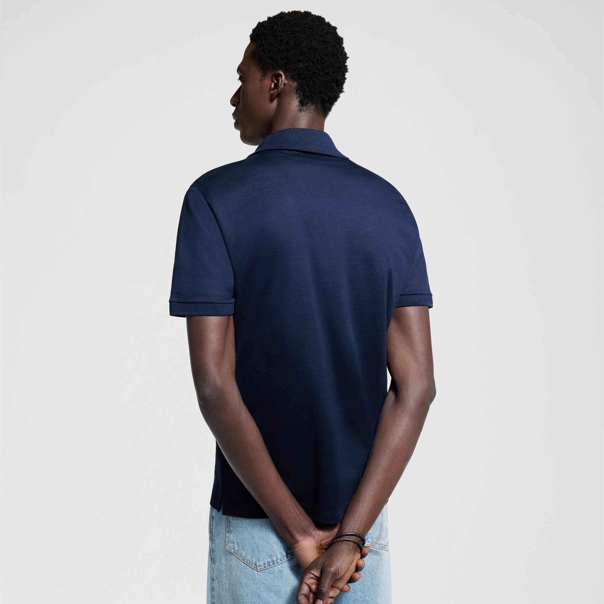 Polo classica a maniche corte in piqué  Uomo Abbigliamento T-Shirt e Polo | LOUIS VUITTON (Zoom prodotto)