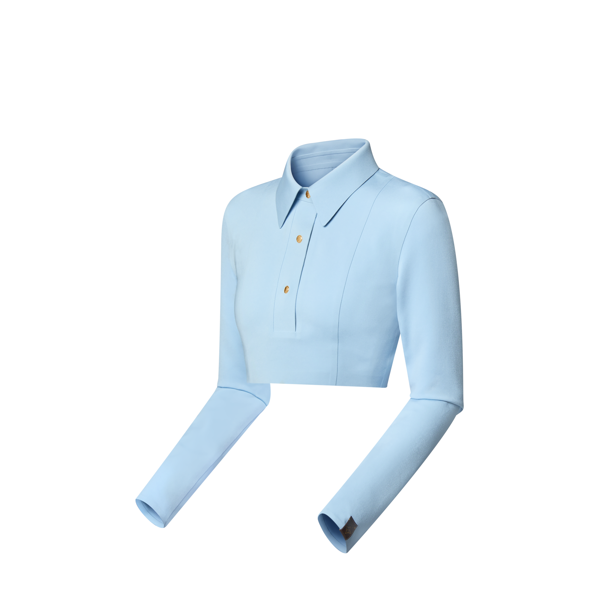 Polo corta a maniche lunghe  Donna Abbigliamento Camicie e T-Shirt | LOUIS VUITTON (Zoom prodotto)