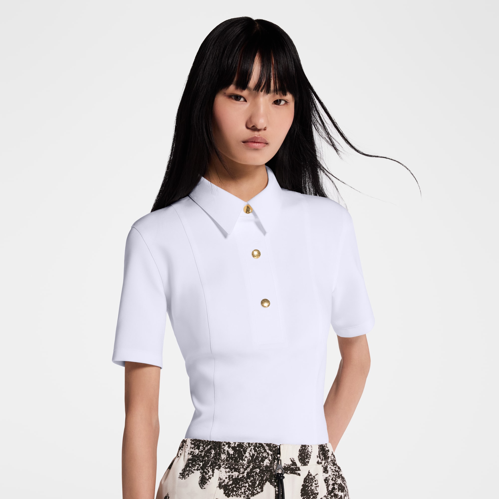 Polo in jersey tecnico  Donna Abbigliamento Camicie e T-Shirt | LOUIS VUITTON (Zoom prodotto)