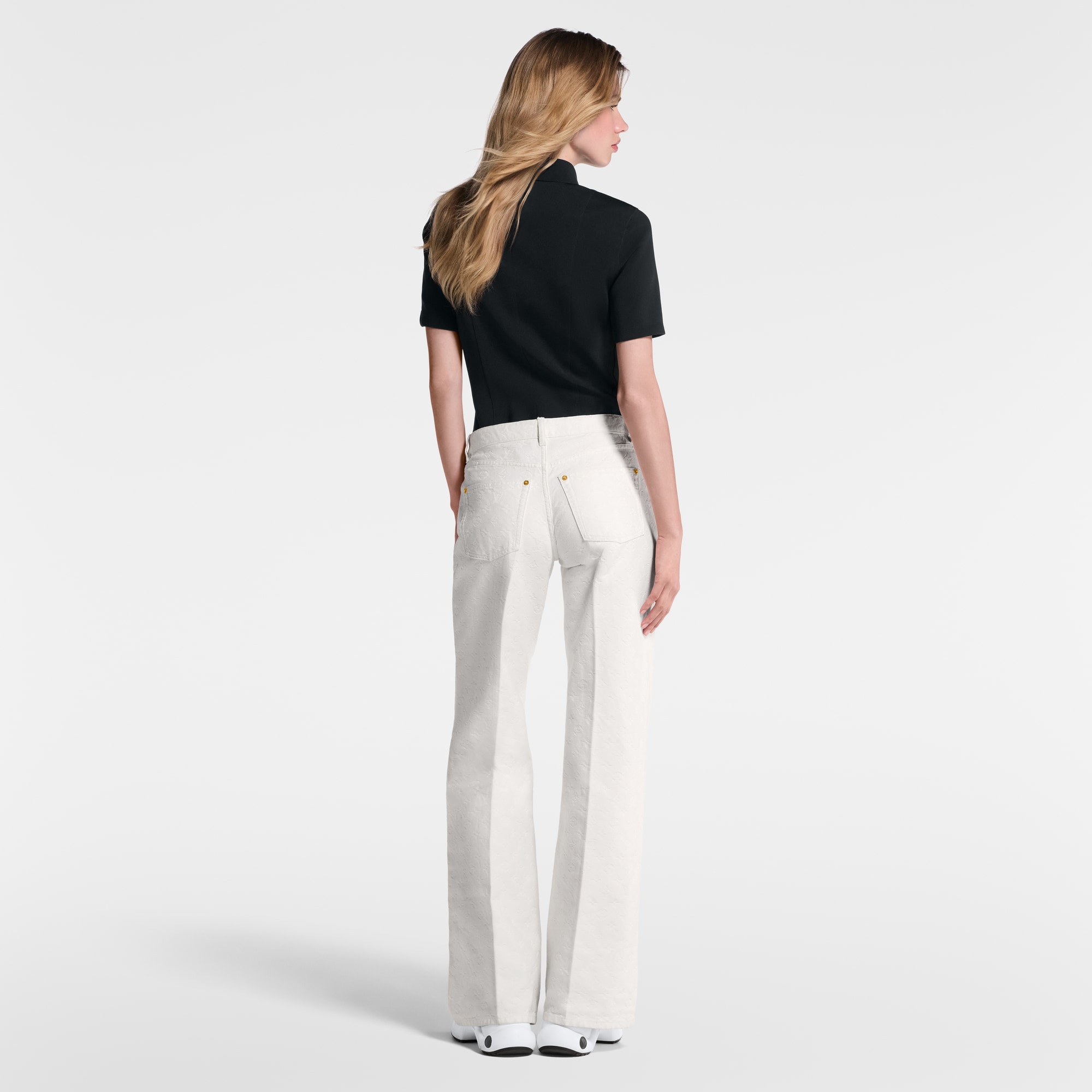 Polo in jersey tecnico  Donna Abbigliamento Camicie e T-Shirt | LOUIS VUITTON (Zoom prodotto)