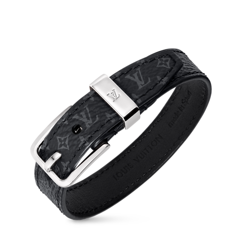 Pont Neuf Simple Tour Monogram Bracelet Tela Monogram Uomo Fashion Bijoux Bracciali | LOUIS VUITTON (Zoom prodotto)