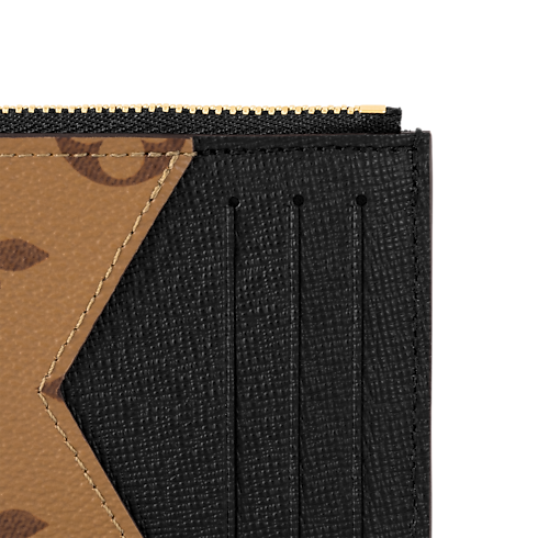 Porta carte di credito Romy Monogram Reverse Canvas Donna Portafogli e Piccola Pelletteria Portacarte e Portachiavi | LOUIS VUITTON (Zoom prodotto)