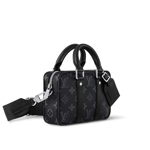 Porta documenti Voyage Nano Monogram Eclipse Uomo Borse da Uomo Tutte le collezioni | LOUIS VUITTON (Zoom prodotto)