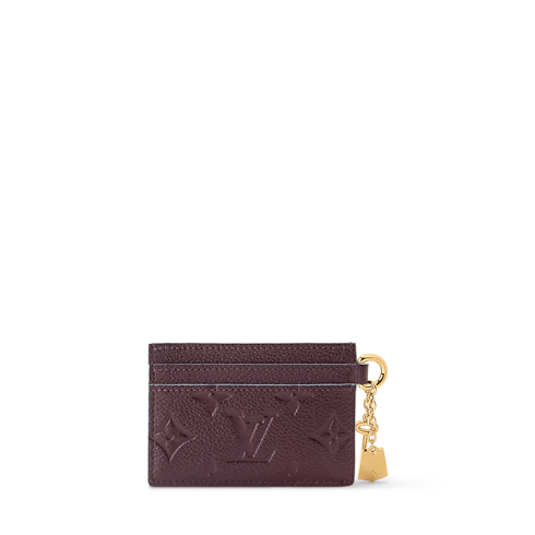 Portacarte di credito LV Charms back view