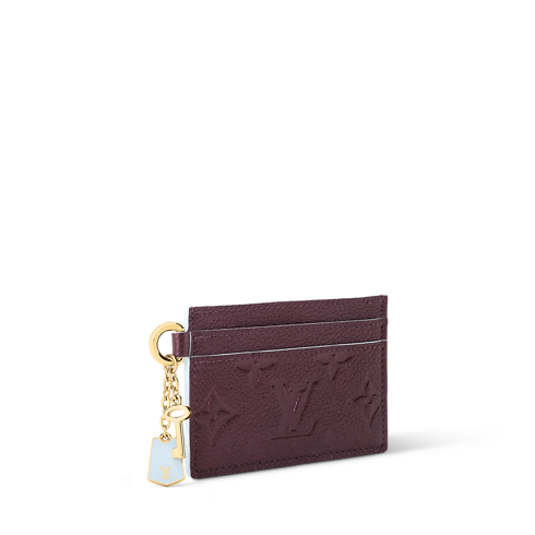 Portacarte di credito LV Charms side view
