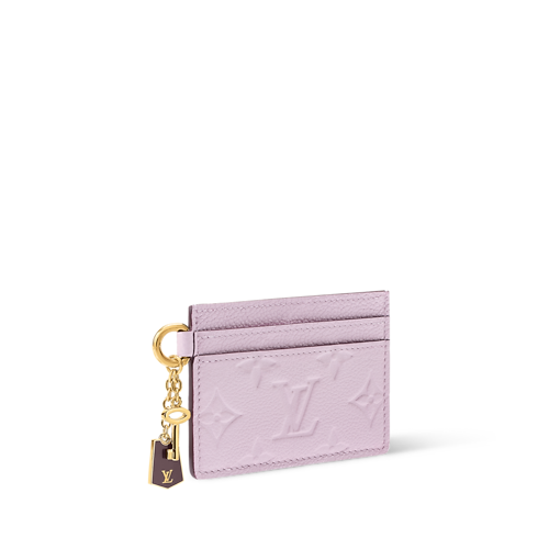 Portacarte di credito LV Charms side view