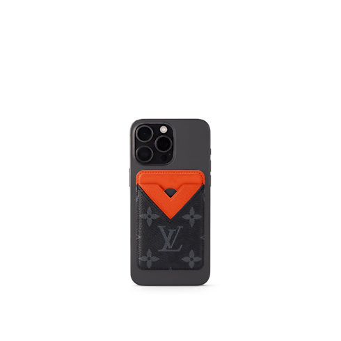 Portacarte di credito magnetico Monogram Eclipse Borse e Piccola Pelletteria Piccola Pelletteria da Uomo Portacarte | LOUIS VUITTON (Zoom prodotto)