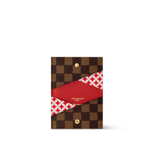 Portacarte di credito Slim Tela Damier Ébène Borse e Piccola Pelletteria Piccola Pelletteria da Uomo Portacarte | LOUIS VUITTON (Zoom prodotto)