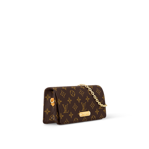 Portafoglio con catenella Lily Tela Monogram Donna Portafogli e Piccola Pelletteria Mini Borse | LOUIS VUITTON (Zoom prodotto)