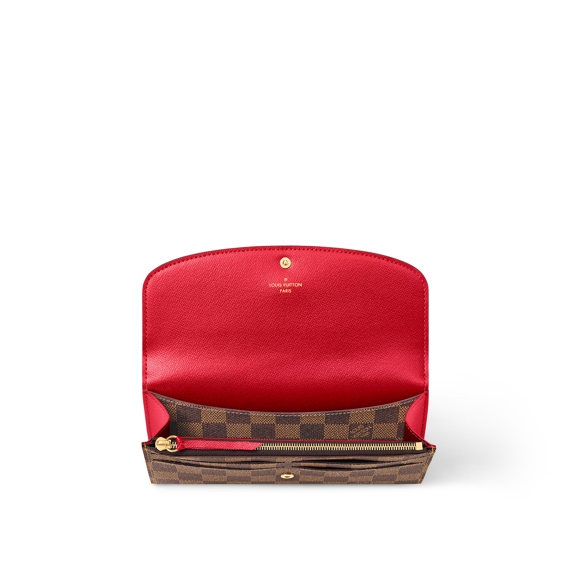 Portafoglio Emilie Tela Damier Ébène Donna Portafogli e Piccola Pelletteria Tutti i Portafogli e Piccola Pelletteria | LOUIS VUITTON (Zoom prodotto)