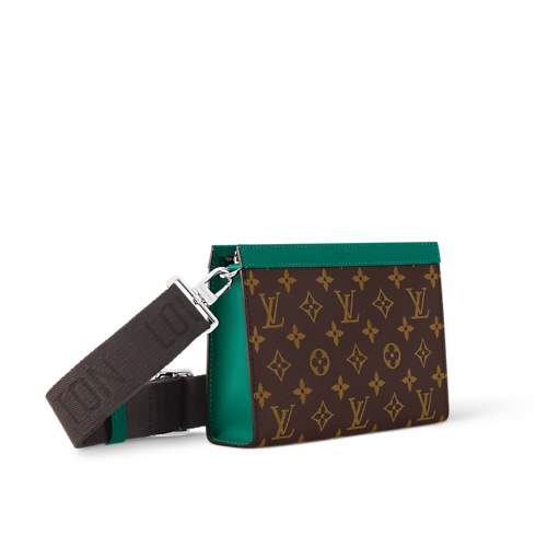 Portafoglio indossabile Gaston Tela Monogram Macassar Borse e Piccola Pelletteria Borse da Uomo Novità | LOUIS VUITTON (Zoom prodotto)
