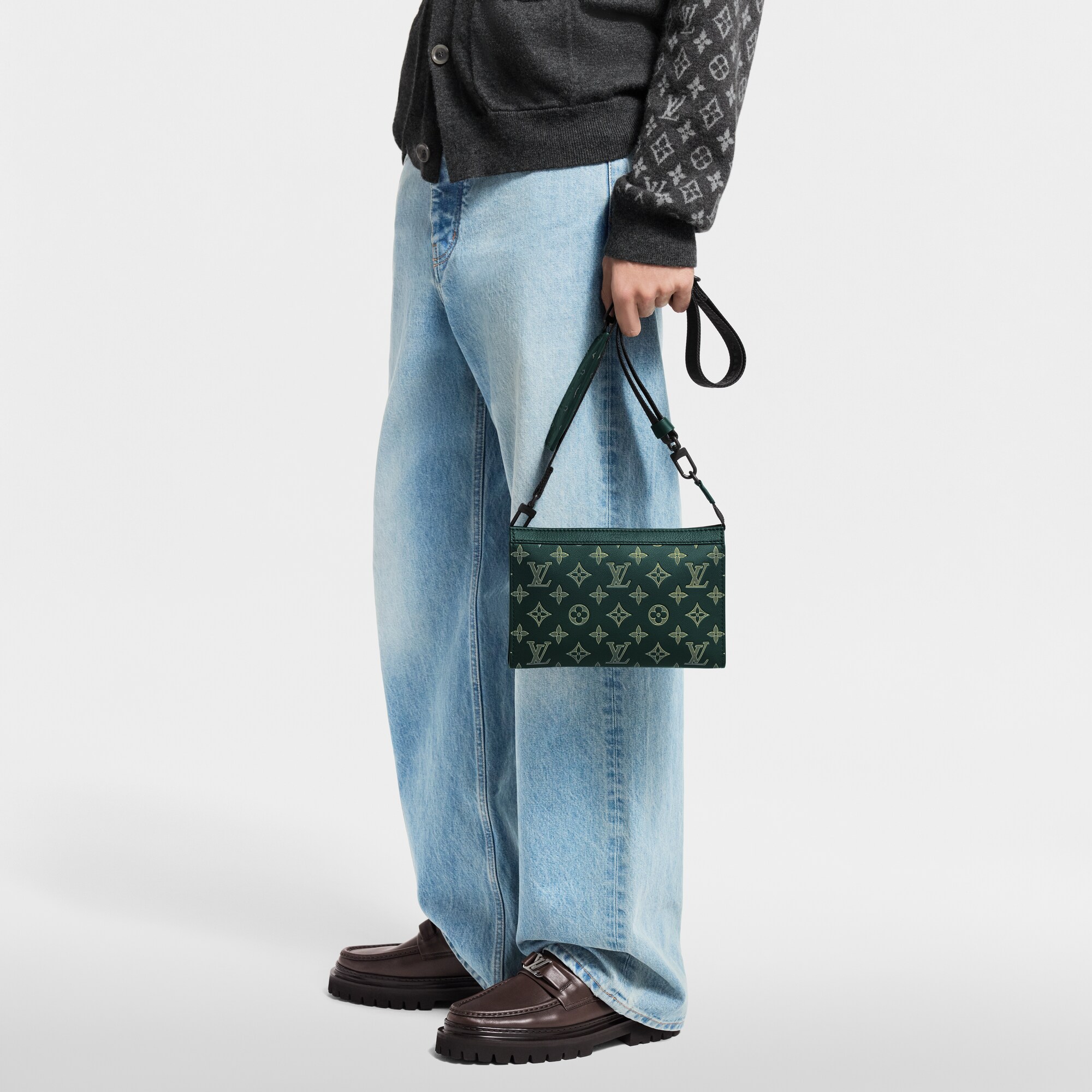 Portafoglio indossabile Gaston Pelletteria Monogram Shadow Uomo Portafogli e Piccola Pelletteria Mini Bags | LOUIS VUITTON (Zoom prodotto)