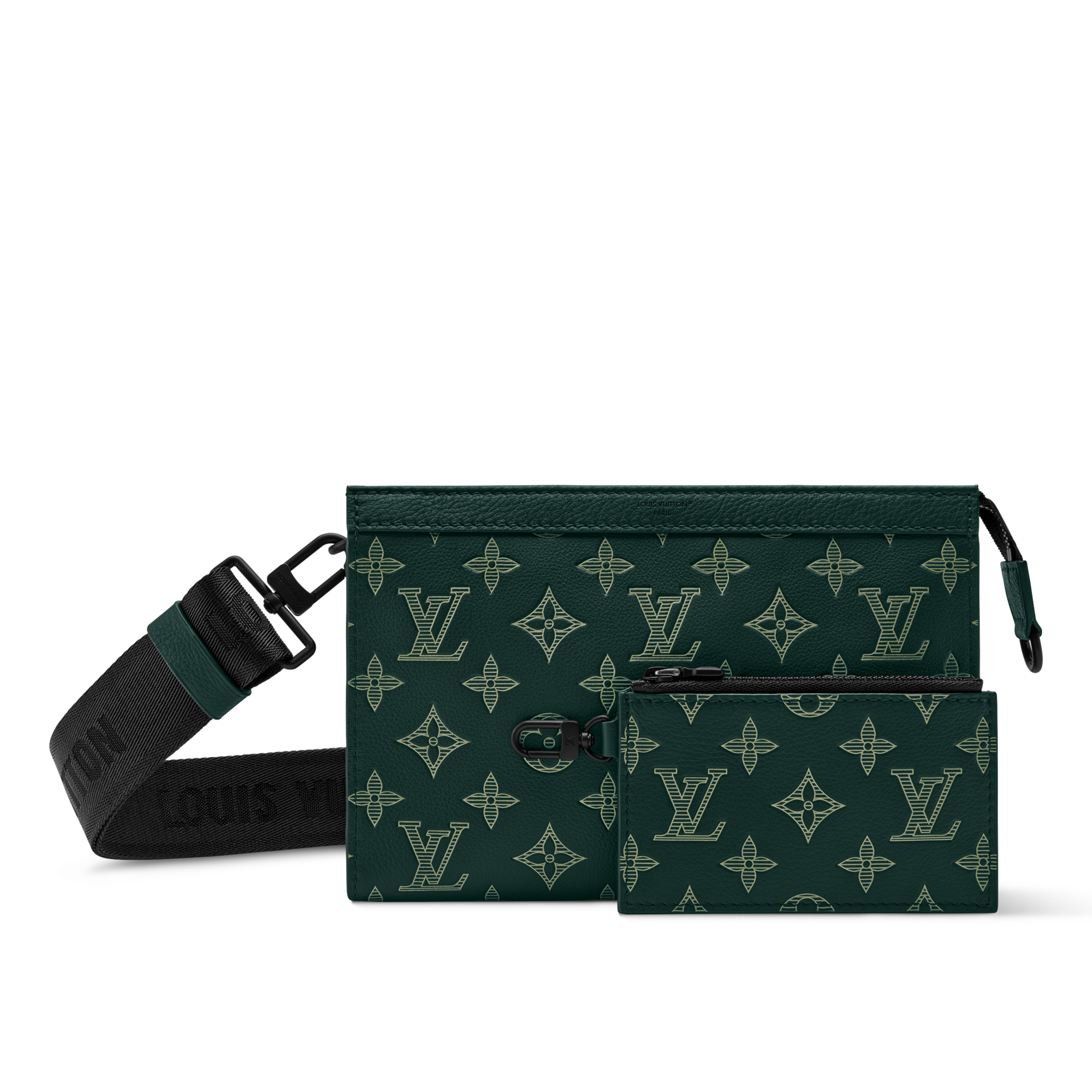 Portafoglio indossabile Gaston Pelletteria Monogram Shadow Uomo Portafogli e Piccola Pelletteria Mini Bags | LOUIS VUITTON (Zoom prodotto)