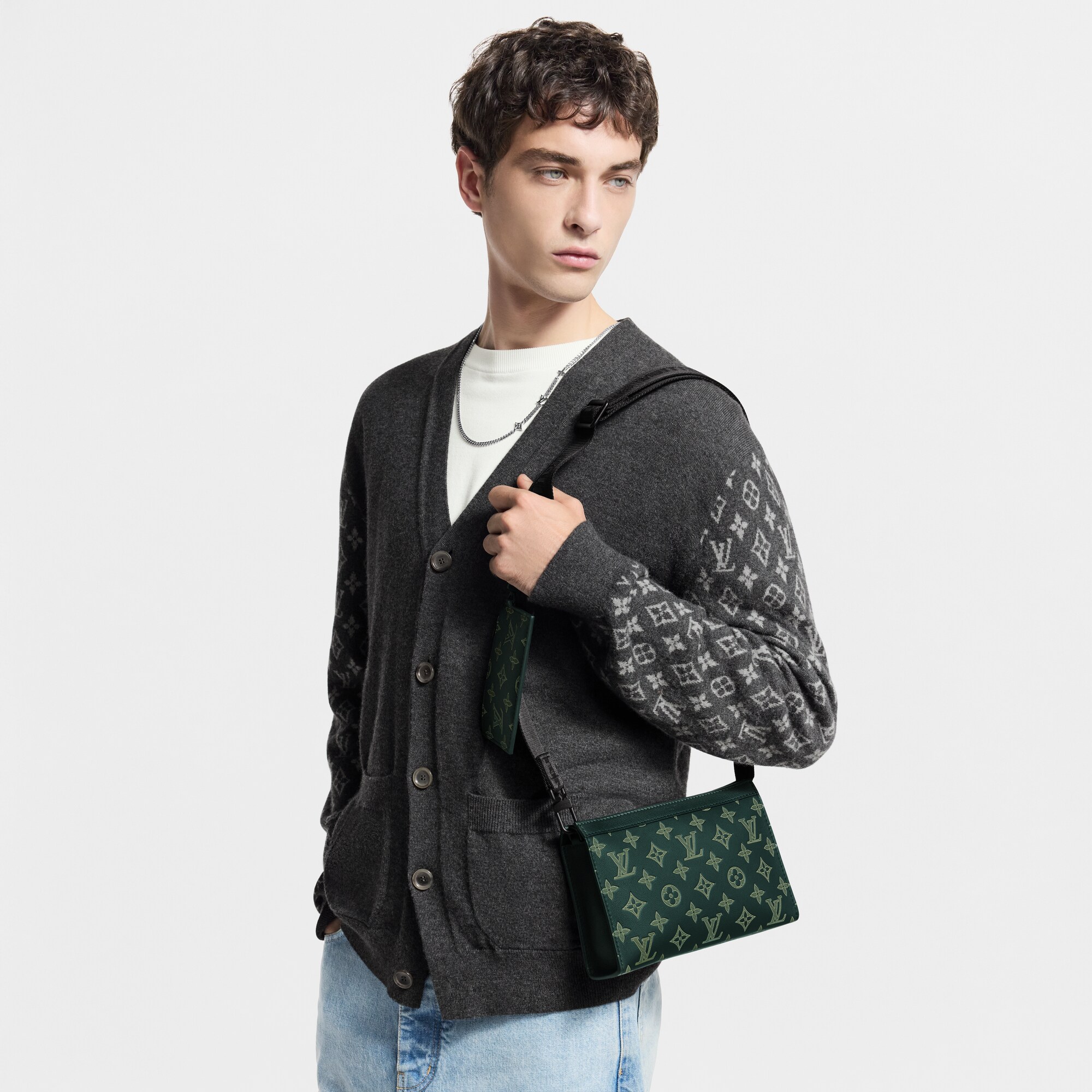 Portafoglio indossabile Gaston Pelletteria Monogram Shadow Uomo Portafogli e Piccola Pelletteria Mini Bags | LOUIS VUITTON (Zoom prodotto)