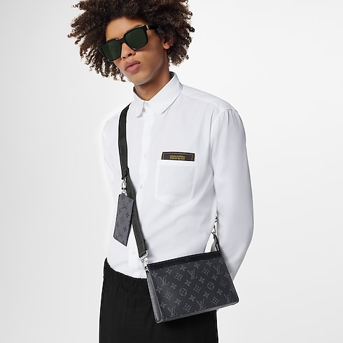 Portafoglio indossabile Gaston Monogram Eclipse Uomo Portafogli e Piccola Pelletteria Tutti i Portafogli e Piccola Pelletteria | LOUIS VUITTON (Zoom prodotto)