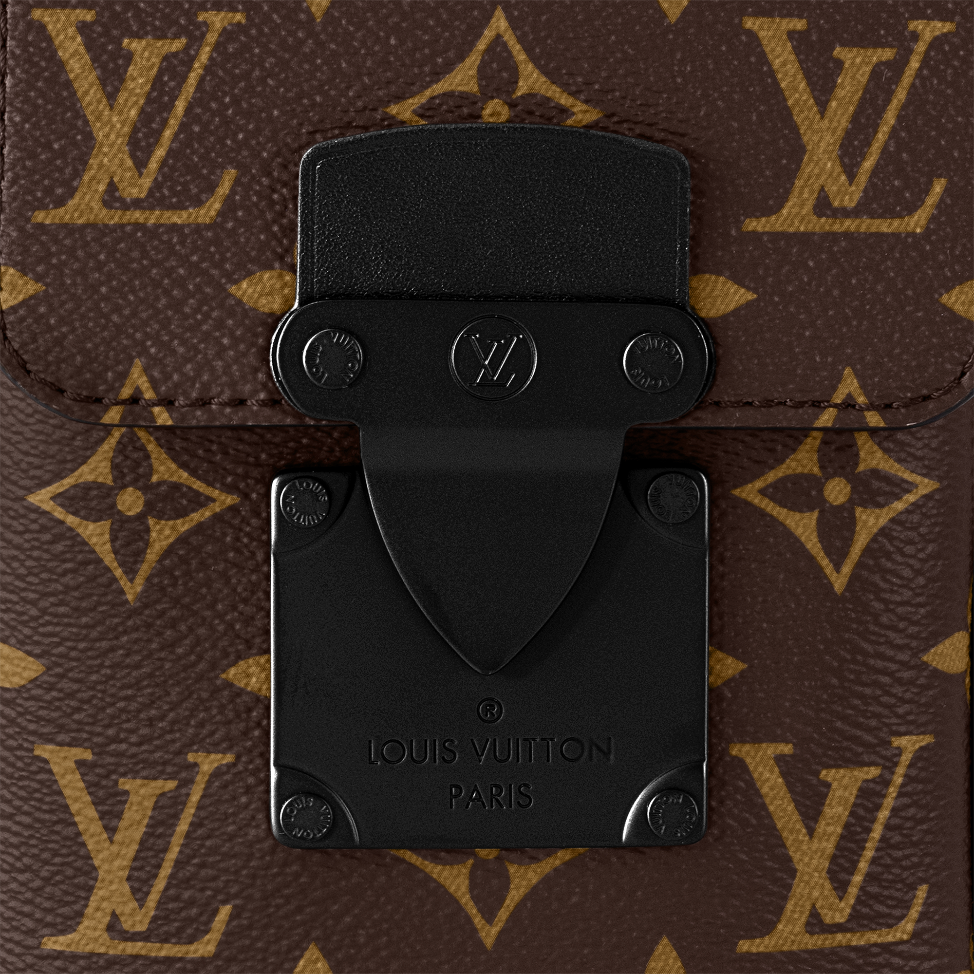 Portafoglio indossabile S-Lock Vertical Tela Monogram Macassar Uomo Bags Tutte le collezioni | LOUIS VUITTON (Zoom prodotto)