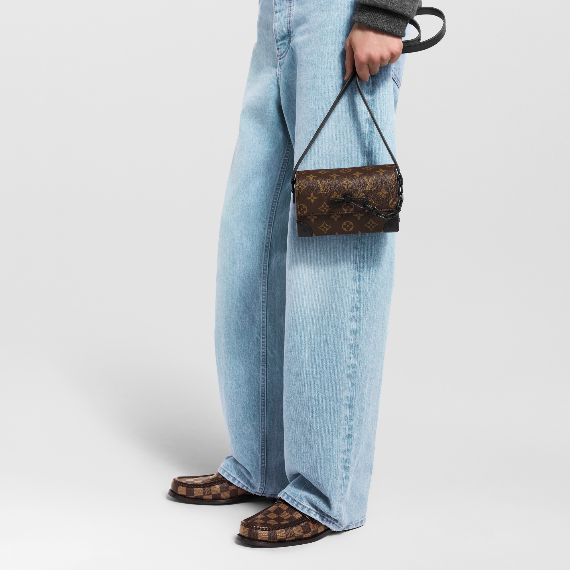 Portafoglio indossabile Steamer Tela Monogram Macassar Uomo Portafogli e Piccola Pelletteria Mini Bags | LOUIS VUITTON (Zoom prodotto)