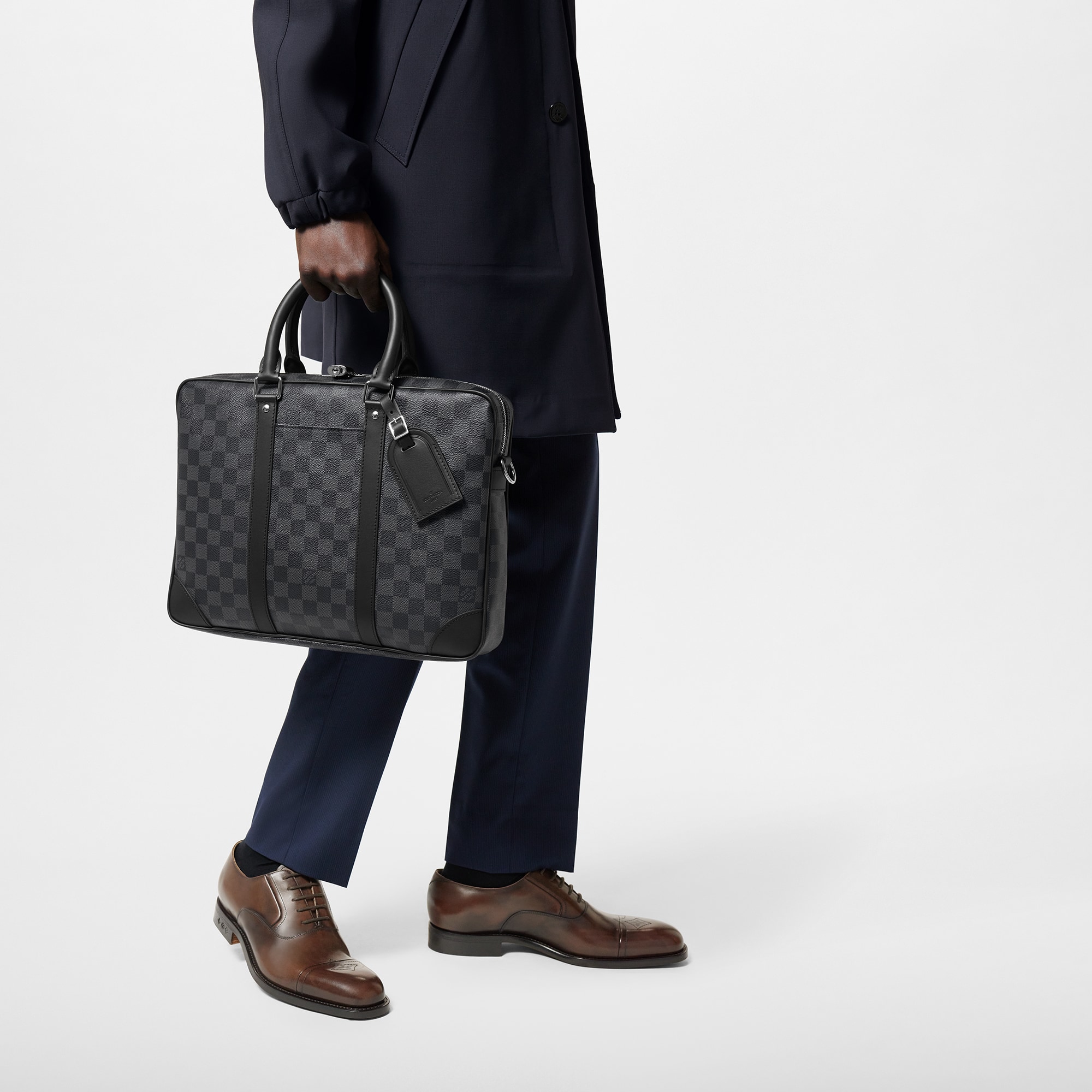 Porte-Documents Voyage NM Tela Damier Graphite Uomo Borse da Uomo Tutte le collezioni | LOUIS VUITTON (Zoom prodotto)