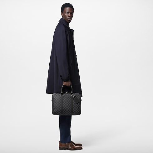 Porte-Documents Voyage NM Tela Damier Graphite Uomo Borse da Uomo Tutte le collezioni | LOUIS VUITTON (Zoom prodotto)