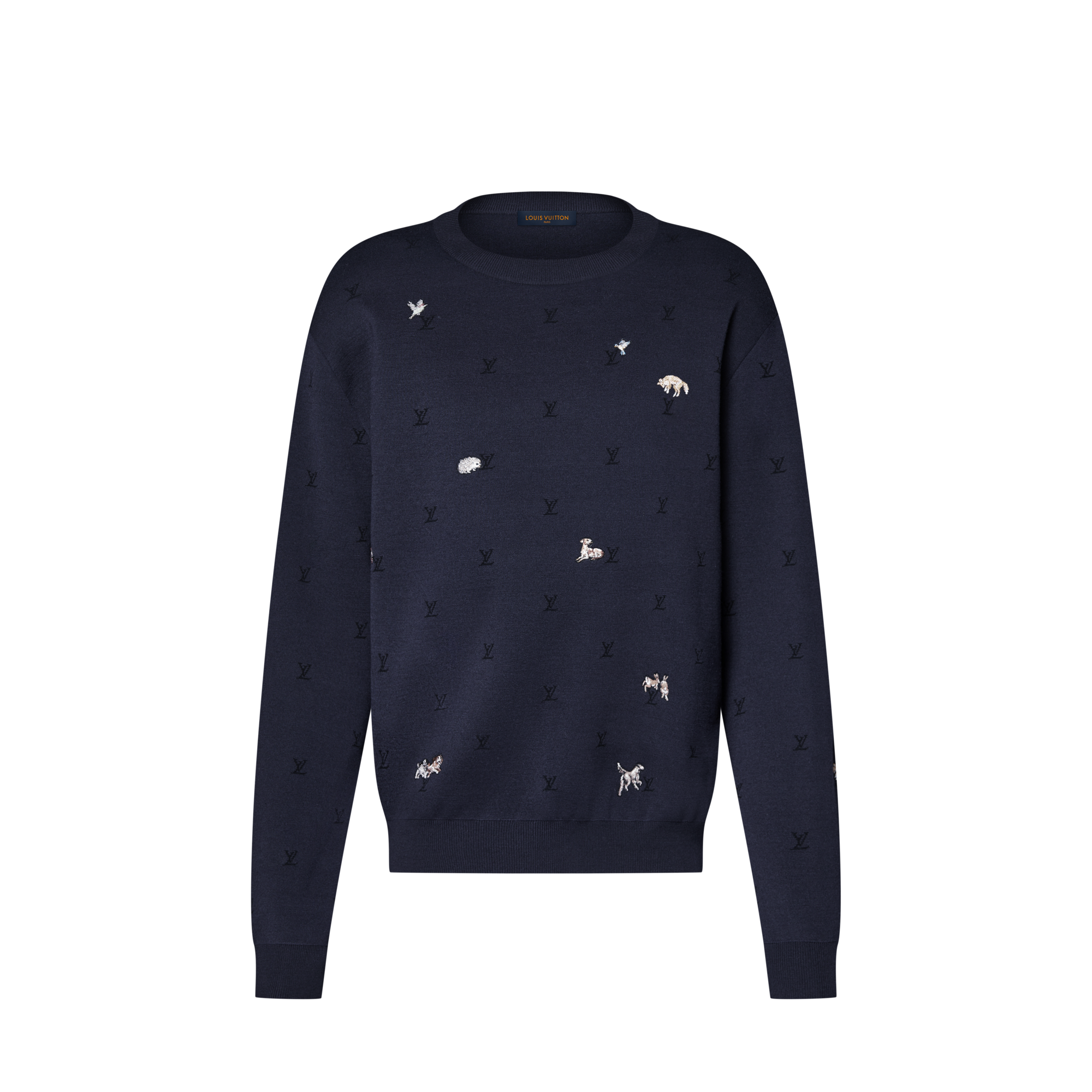 Pullover a maniche lunghe con firma LV Blason  Uomo Abbigliamento Tutti i Capi di Abbigliamento | LOUIS VUITTON (Zoom prodotto)