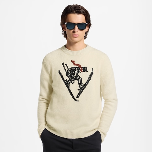 Pullover a maniche lunghe con intarsi Uomo Abbigliamento Tutti i Capi di Abbigliamento | LOUIS VUITTON (Zoom prodotto)