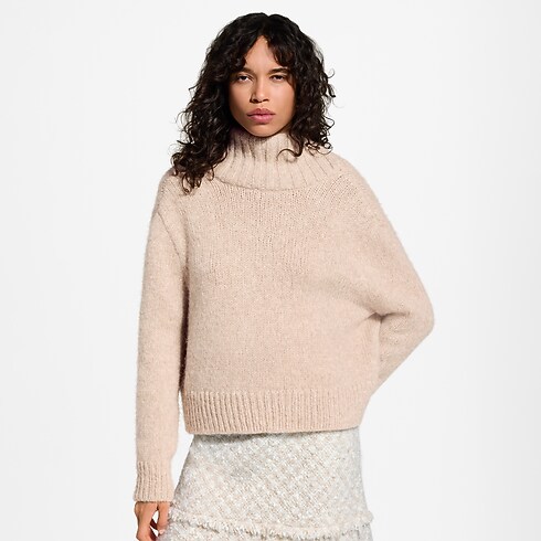 Pullover con colletto drappeggiato Donna Abbigliamento Maglieria | LOUIS VUITTON (Zoom prodotto)