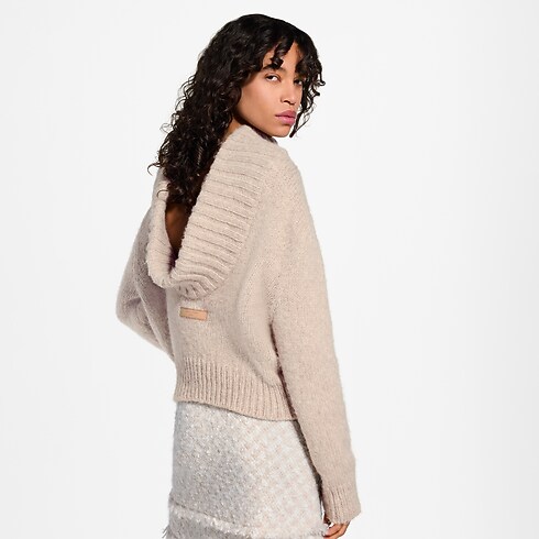 Pullover con colletto drappeggiato Donna Abbigliamento Maglieria | LOUIS VUITTON (Zoom prodotto)
