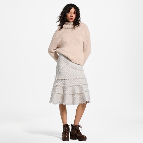 Pullover con colletto drappeggiato Donna Abbigliamento Maglieria | LOUIS VUITTON (Zoom prodotto)