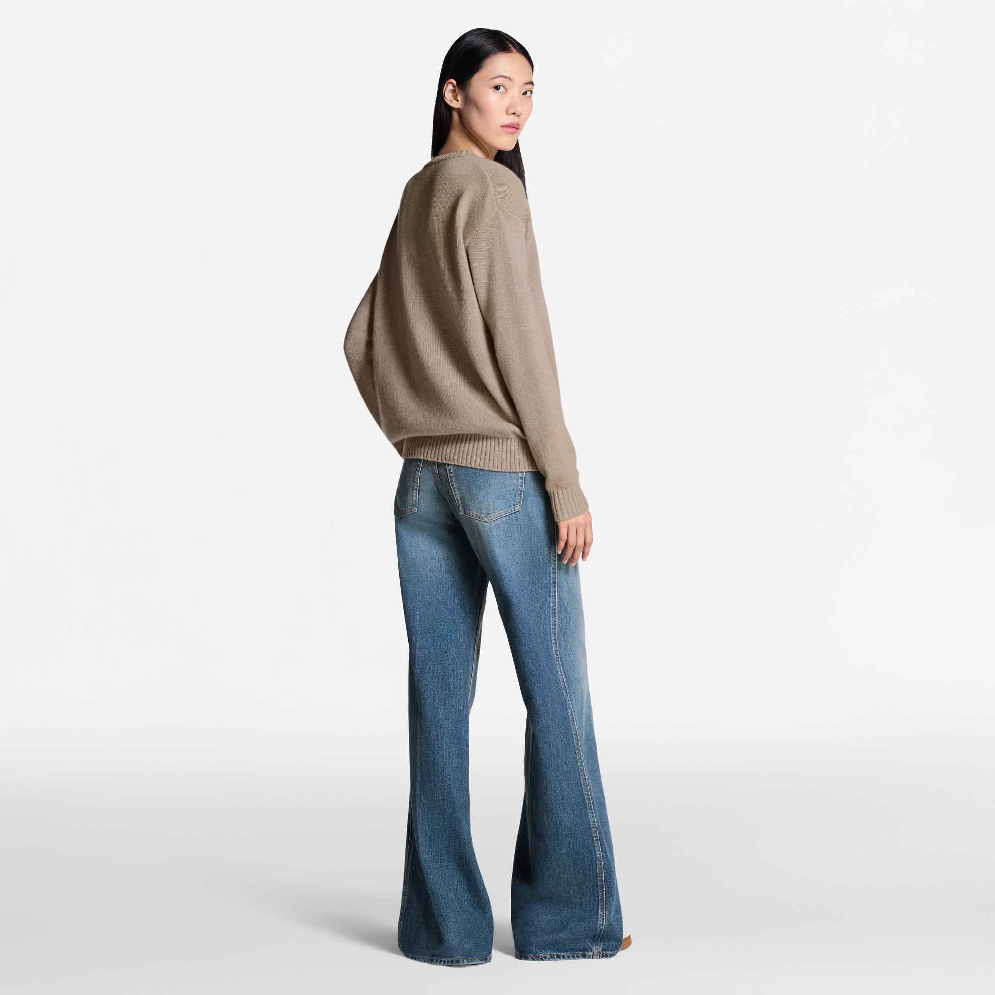 Pullover con firma in corsivo  Donna Abbigliamento Maglieria | LOUIS VUITTON (Zoom prodotto)