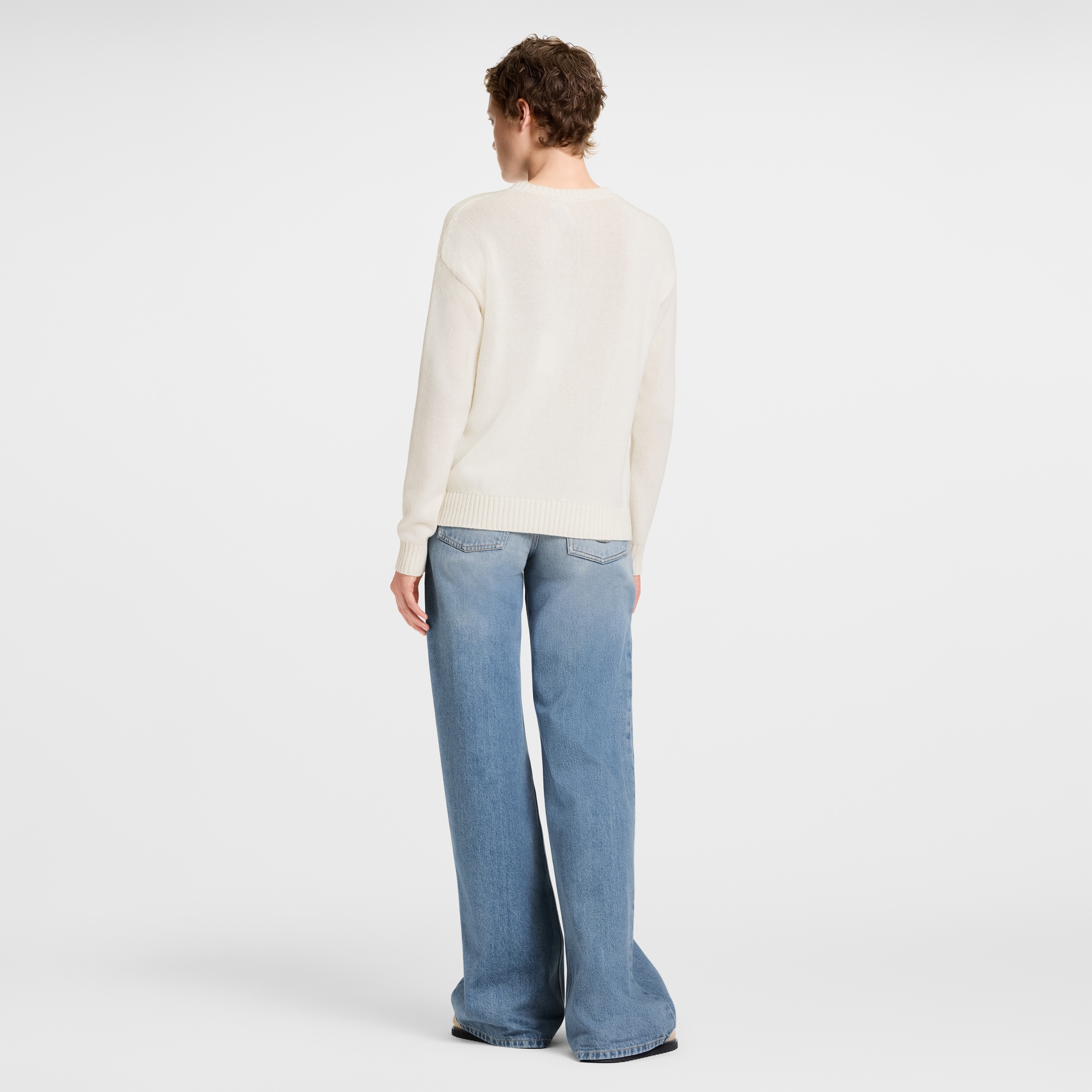Pullover con firma in corsivo  Donna Abbigliamento Maglieria | LOUIS VUITTON (Zoom prodotto)