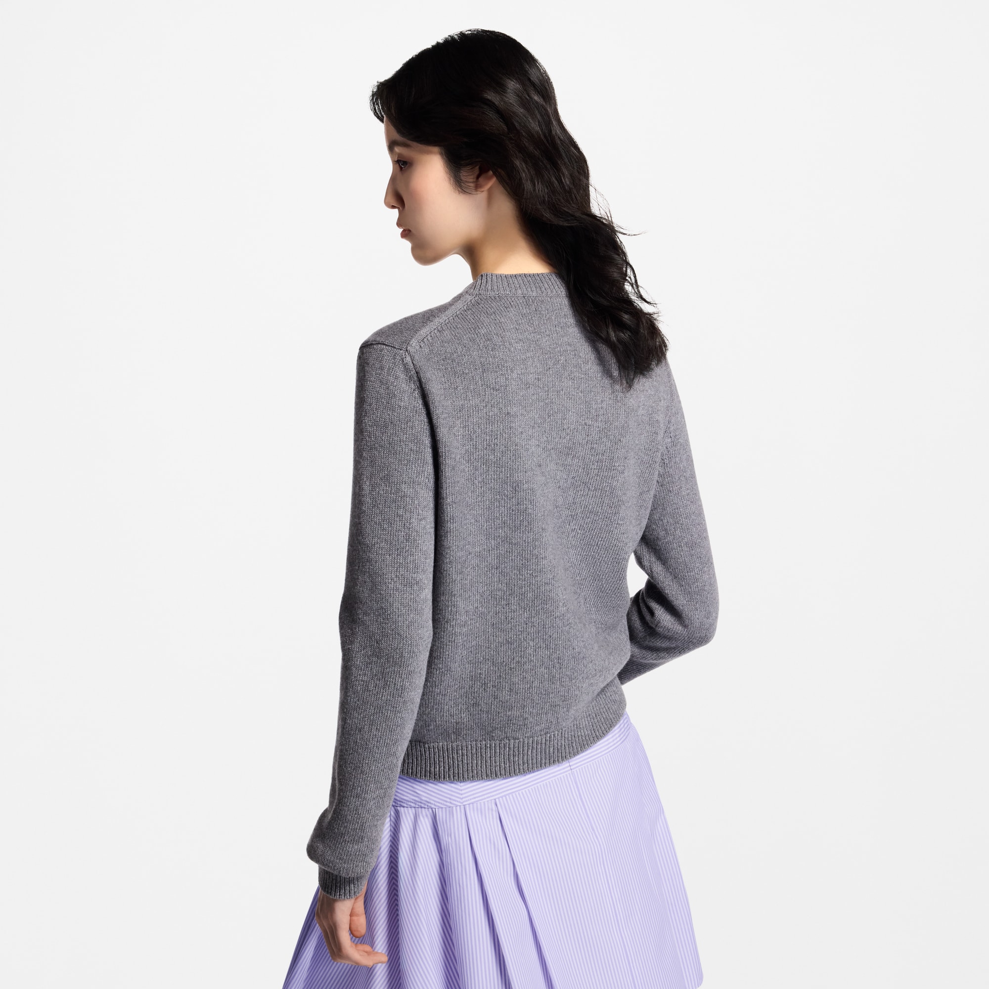 Pullover con firma ricamata  Donna Abbigliamento Maglieria | LOUIS VUITTON (Zoom prodotto)