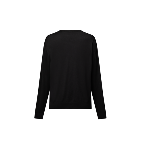 Pullover con firma ricamata Donna Abbigliamento Maglieria | LOUIS VUITTON (Zoom prodotto)