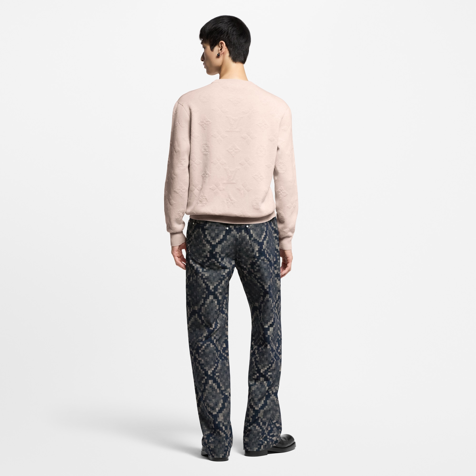 Pullover con motivo Monogram impresso  Uomo Abbigliamento Tutti i Capi di Abbigliamento | LOUIS VUITTON (Zoom prodotto)