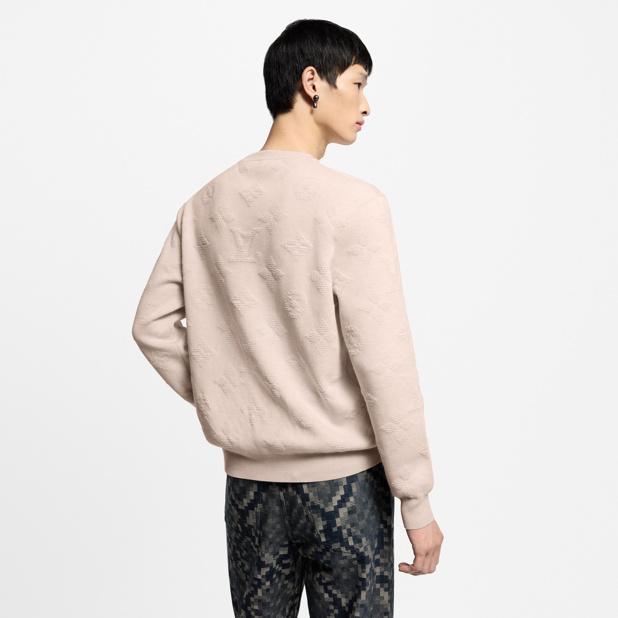 Pullover con motivo Monogram impresso  Uomo Abbigliamento Tutti i Capi di Abbigliamento | LOUIS VUITTON (Zoom prodotto)