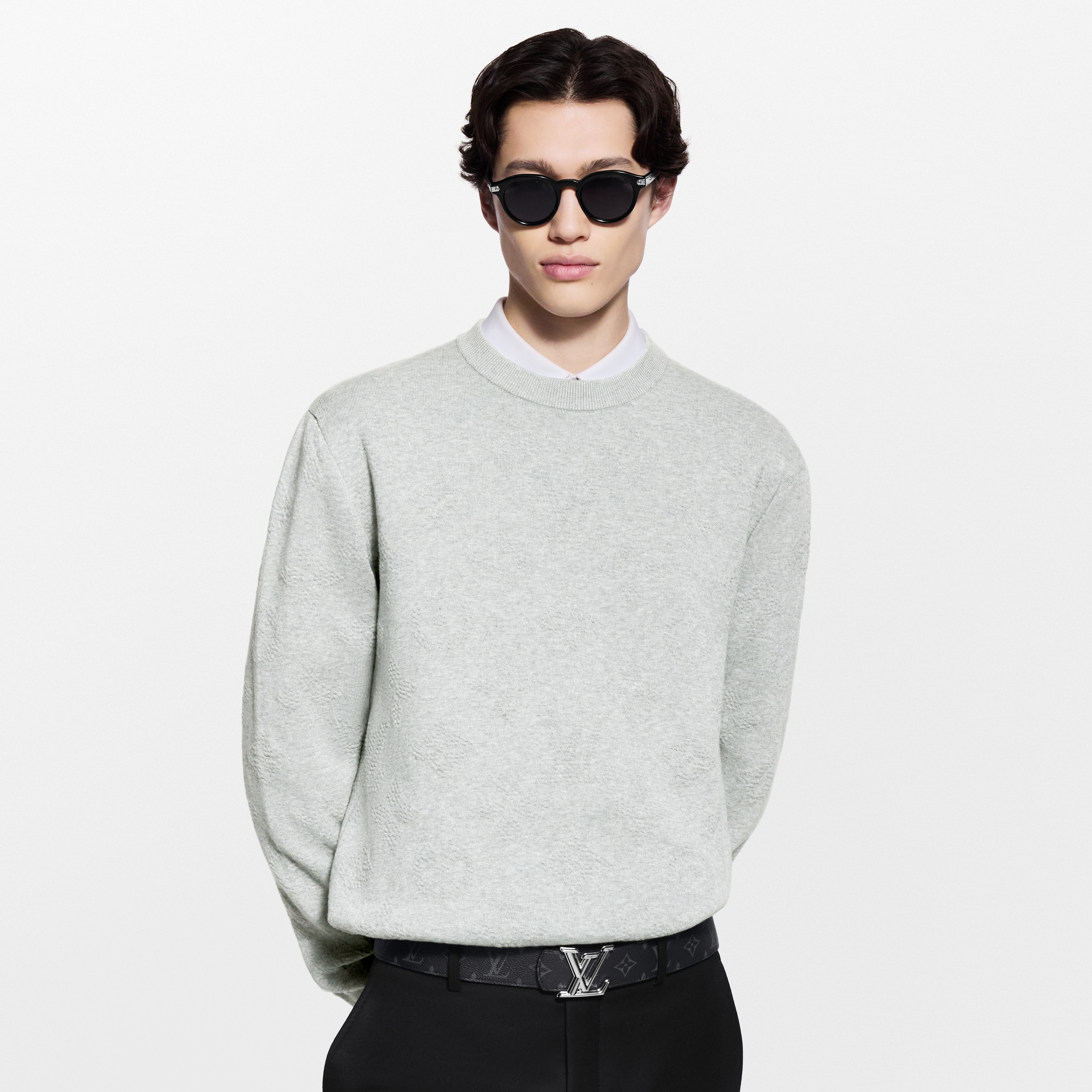 Pullover con motivo Monogram impresso  Uomo Abbigliamento Tutti i Capi di Abbigliamento | LOUIS VUITTON (Zoom prodotto)