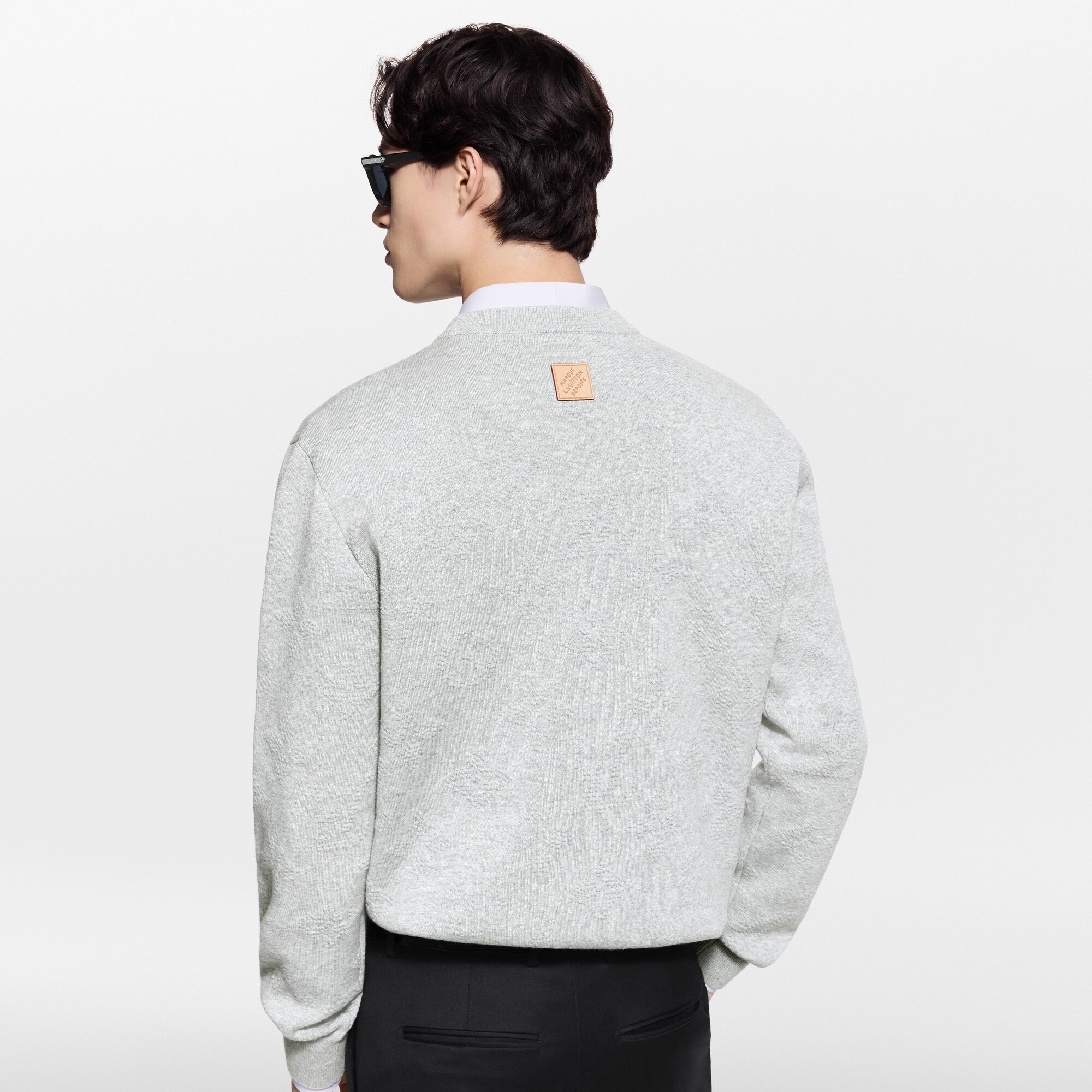 Pullover con motivo Monogram impresso  Uomo Abbigliamento Tutti i Capi di Abbigliamento | LOUIS VUITTON (Zoom prodotto)