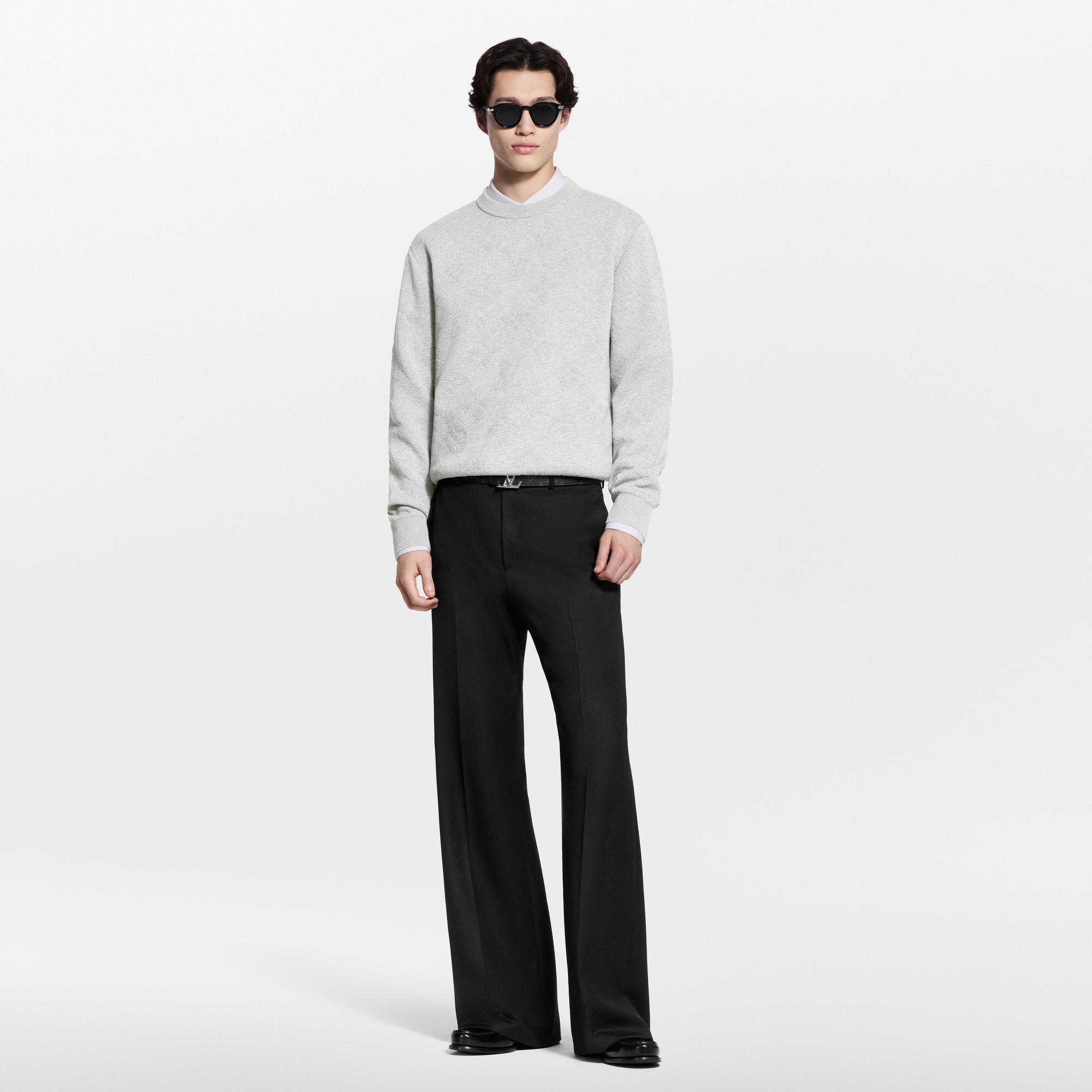Pullover con motivo Monogram impresso  Uomo Abbigliamento Tutti i Capi di Abbigliamento | LOUIS VUITTON (Zoom prodotto)