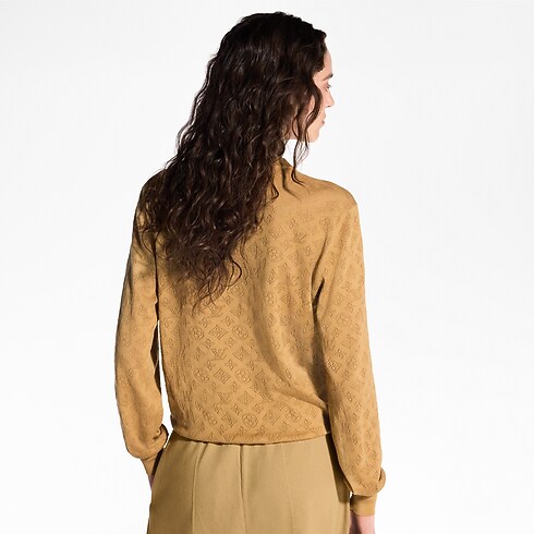 Pullover con motivo Monogram Mahina Donna Abbigliamento Maglieria | LOUIS VUITTON (Zoom prodotto)