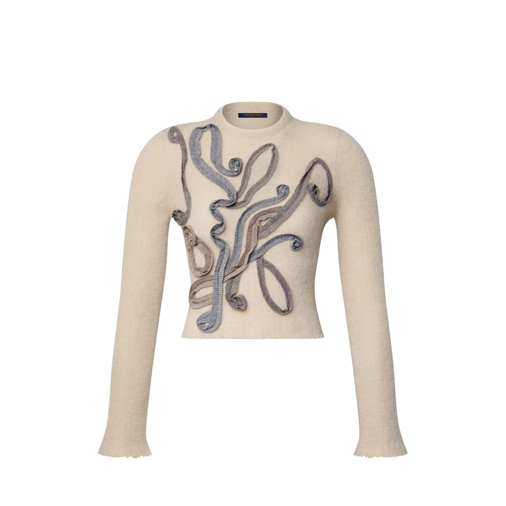 Pullover con nastro glitterato  Donna Abbigliamento Maglieria | LOUIS VUITTON (Zoom prodotto)