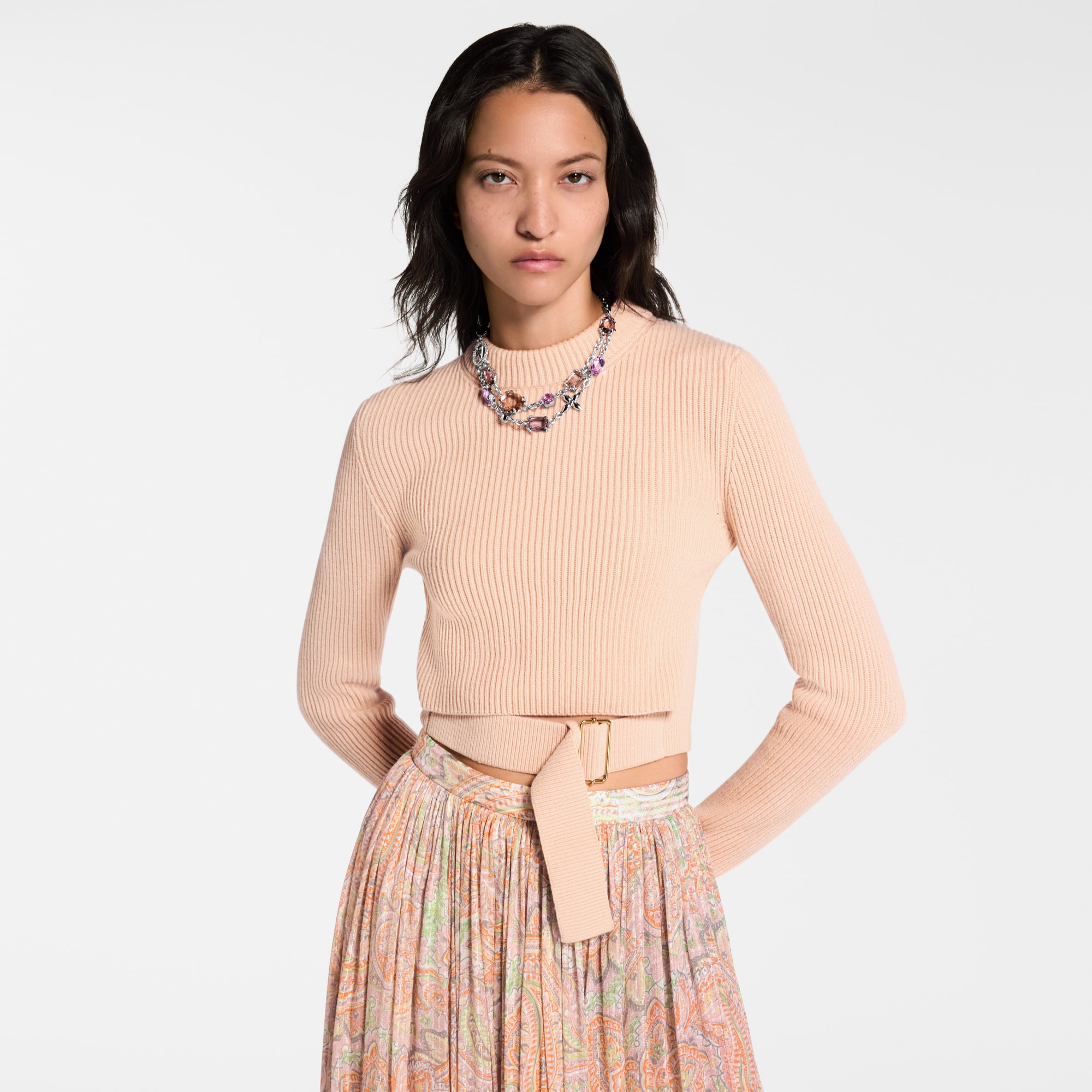 Pullover corto con cintura  Donna Abbigliamento Maglieria | LOUIS VUITTON (Zoom prodotto)