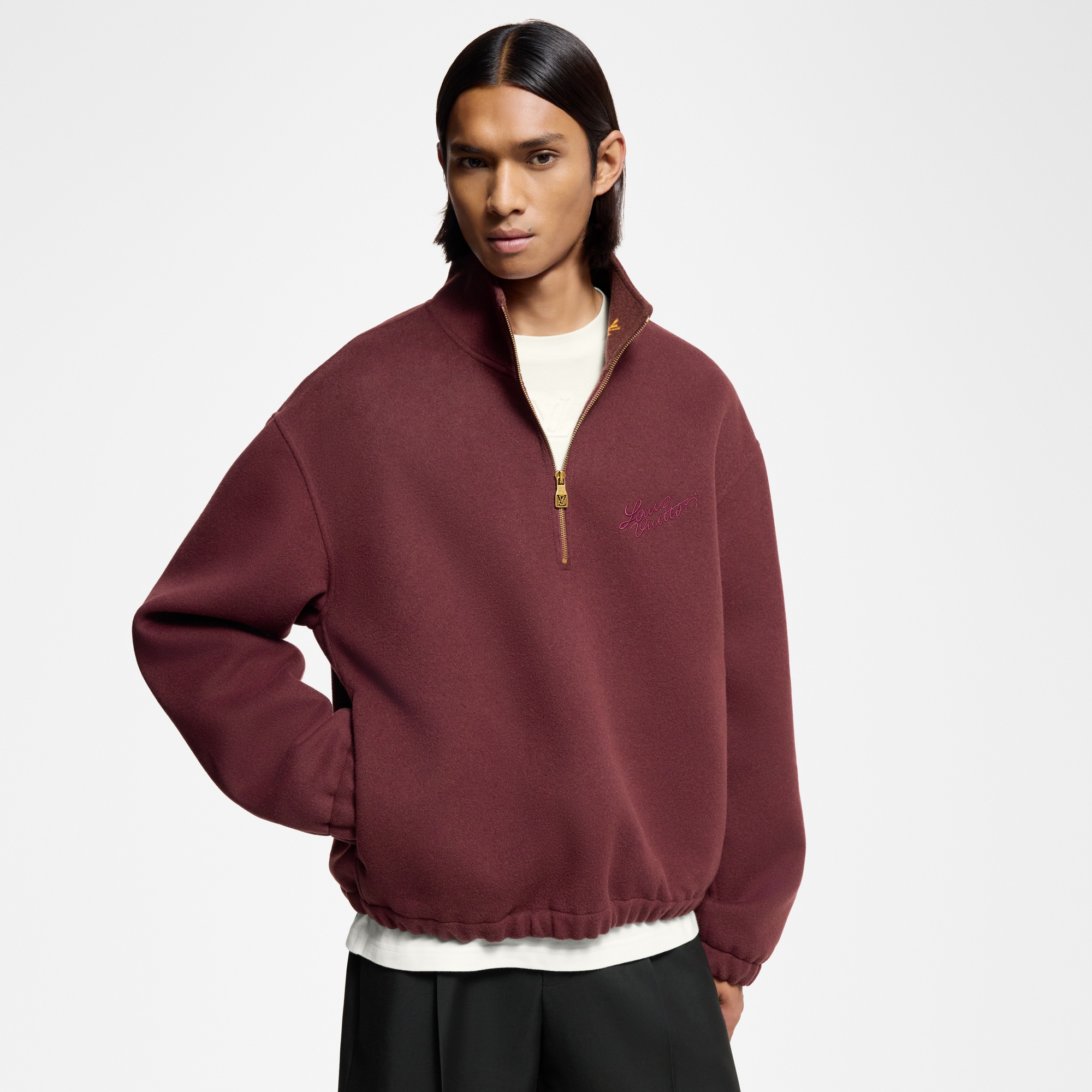 Pullover double face in misto lana e seta  Uomo Abbigliamento Tutti i Capi di Abbigliamento | LOUIS VUITTON (Zoom prodotto)
