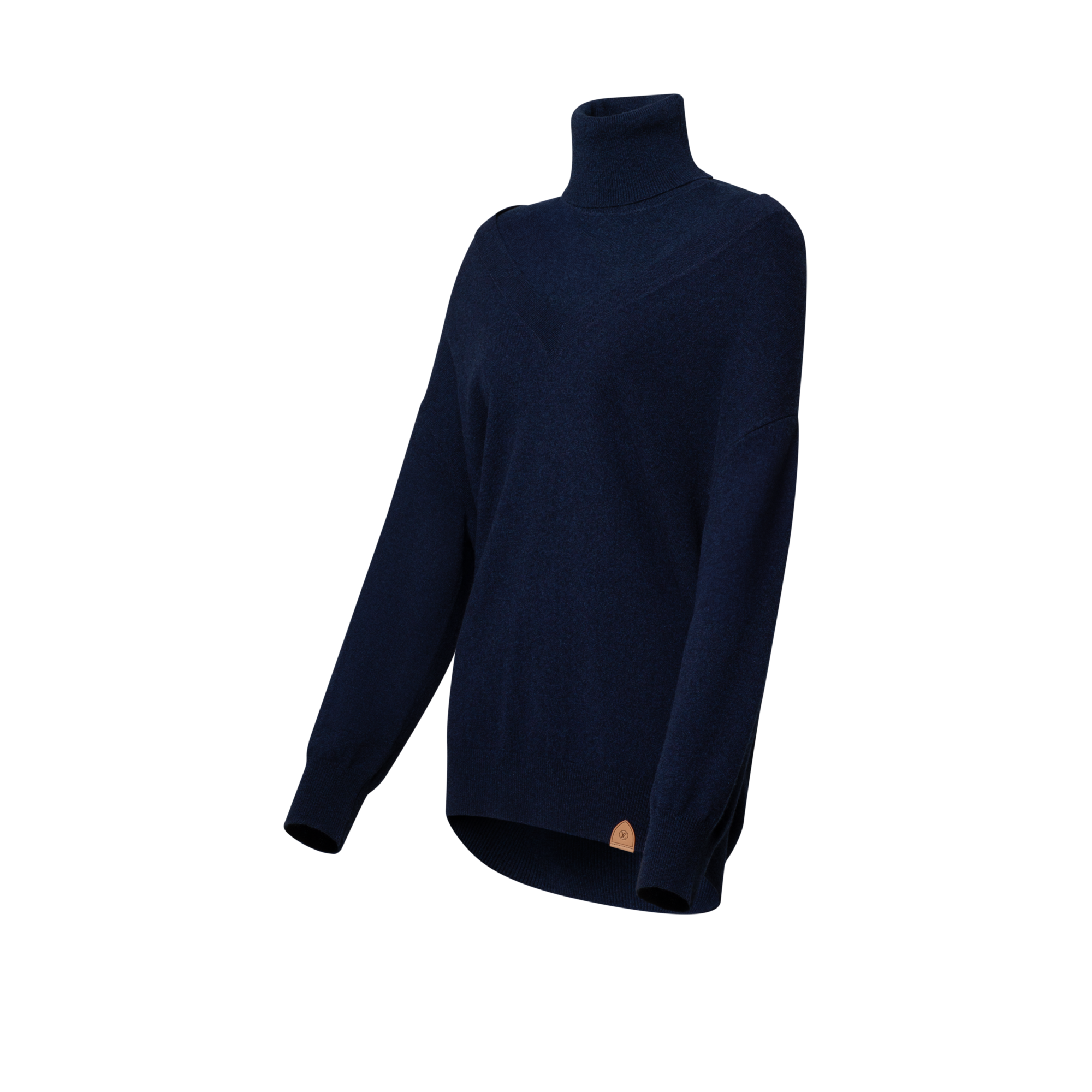 Pullover in cachemire con doppio collo  Donna Abbigliamento Maglieria | LOUIS VUITTON (Zoom prodotto)