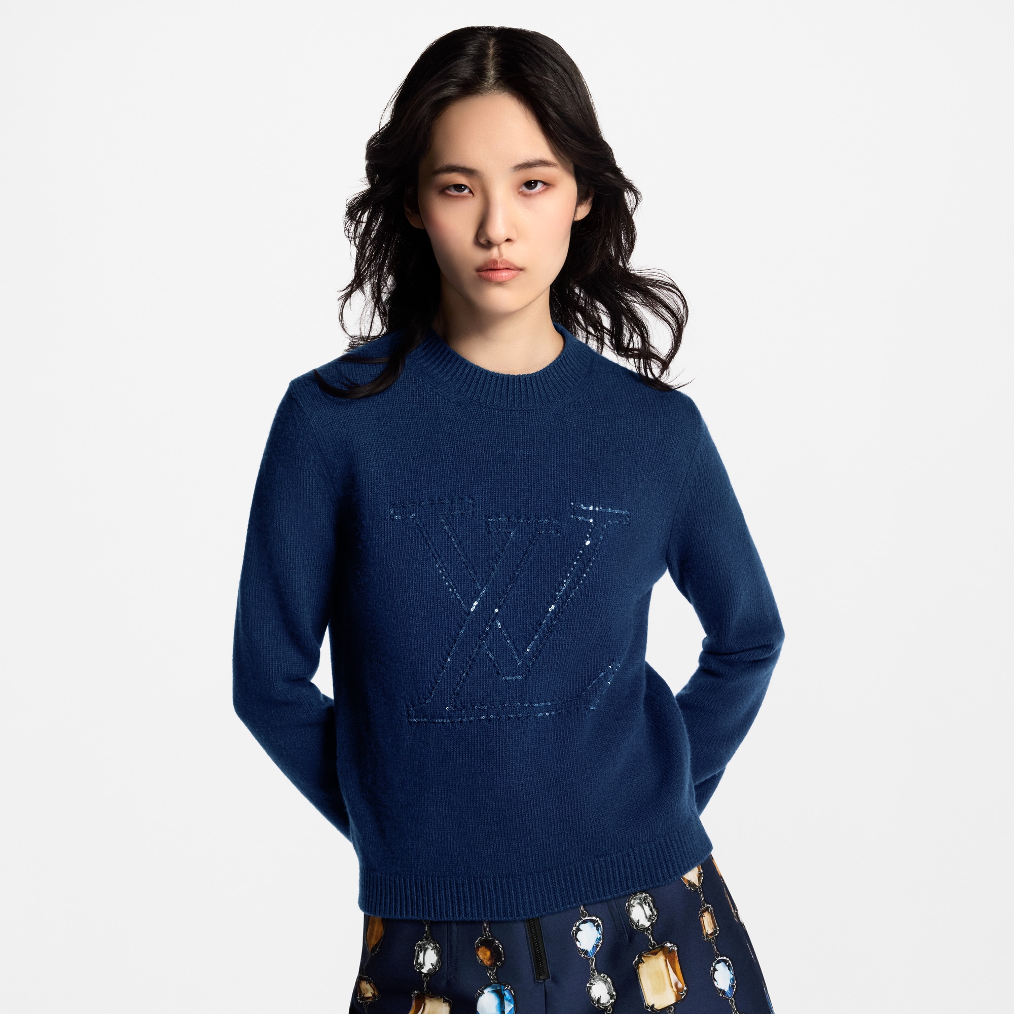 Pullover in cachemire con firma  Donna Abbigliamento Maglieria | LOUIS VUITTON (Zoom prodotto)