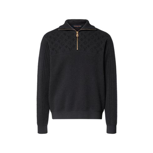 Pullover in lana a coste con mezza zip Novità Per gli uomini LV Ski Uomo | LOUIS VUITTON (Zoom prodotto)
