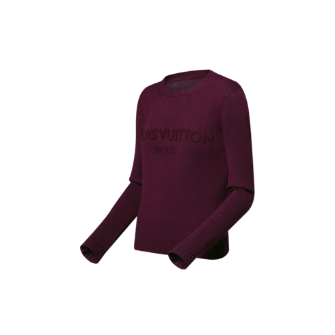Pullover in maglia con firma Donna Abbigliamento Maglieria | LOUIS VUITTON (Zoom prodotto)