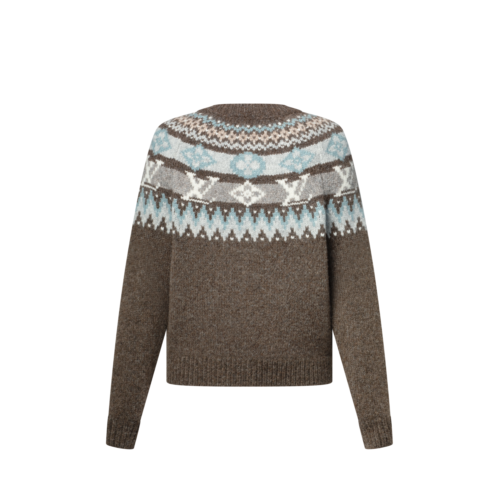 Pullover in maglia con firma grafica  Donna Abbigliamento Maglieria | LOUIS VUITTON (Zoom prodotto)