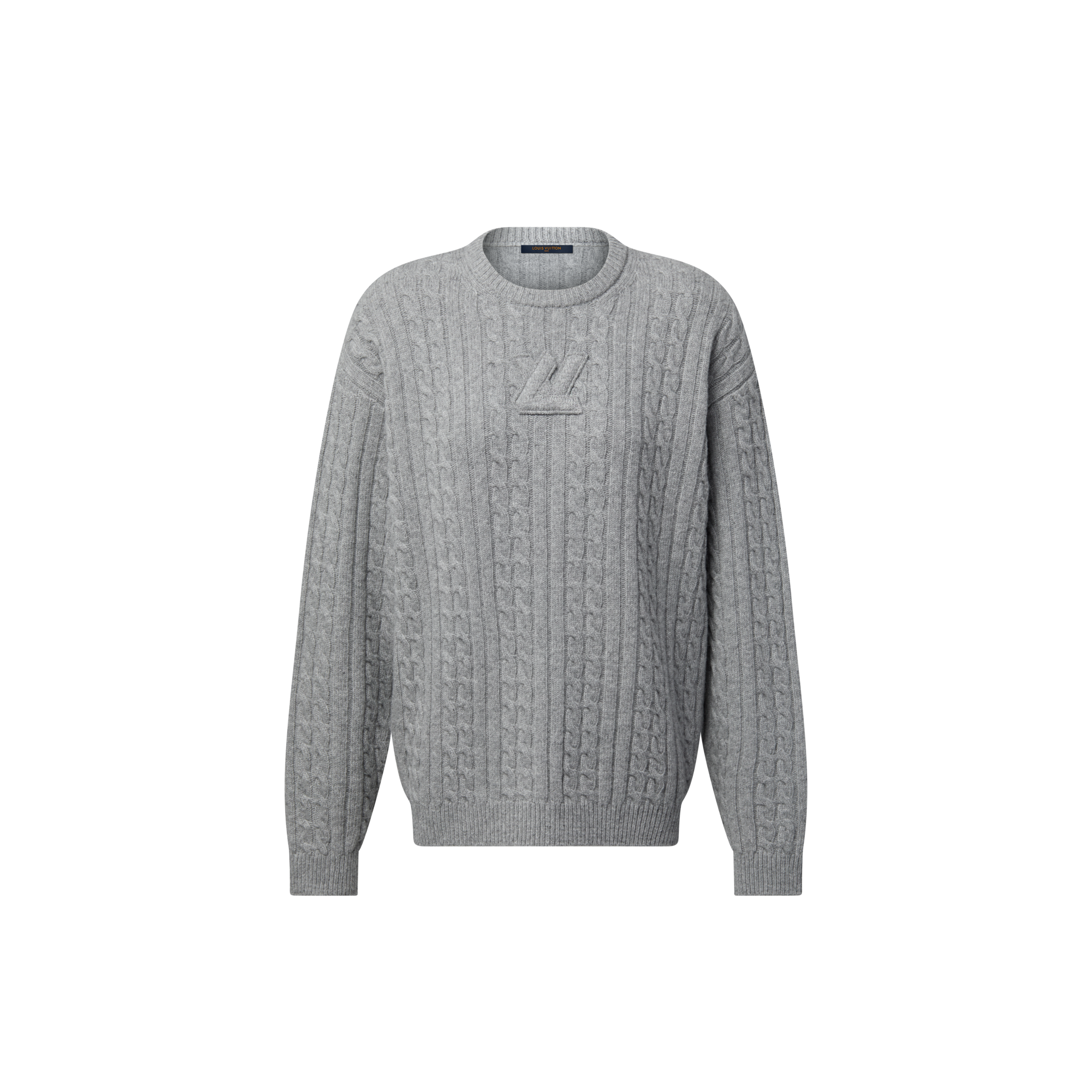 Pullover in maglia intrecciata con motivo iconico  Donna Abbigliamento Maglieria | LOUIS VUITTON (Zoom prodotto)