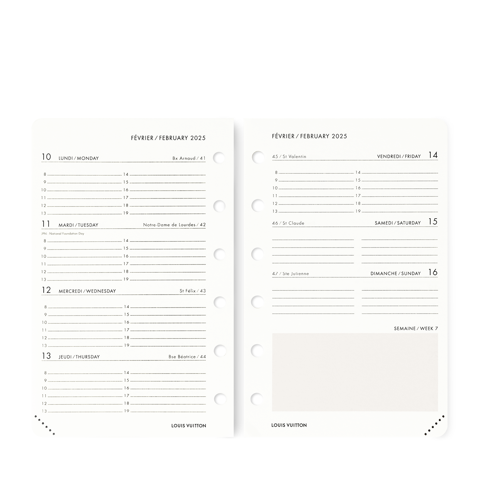 Ricarica agenda funzionale settimanale piccola 2025  Bauli, Viaggio e Casa Libri Articoli di cancelleria | LOUIS VUITTON (Zoom prodotto)