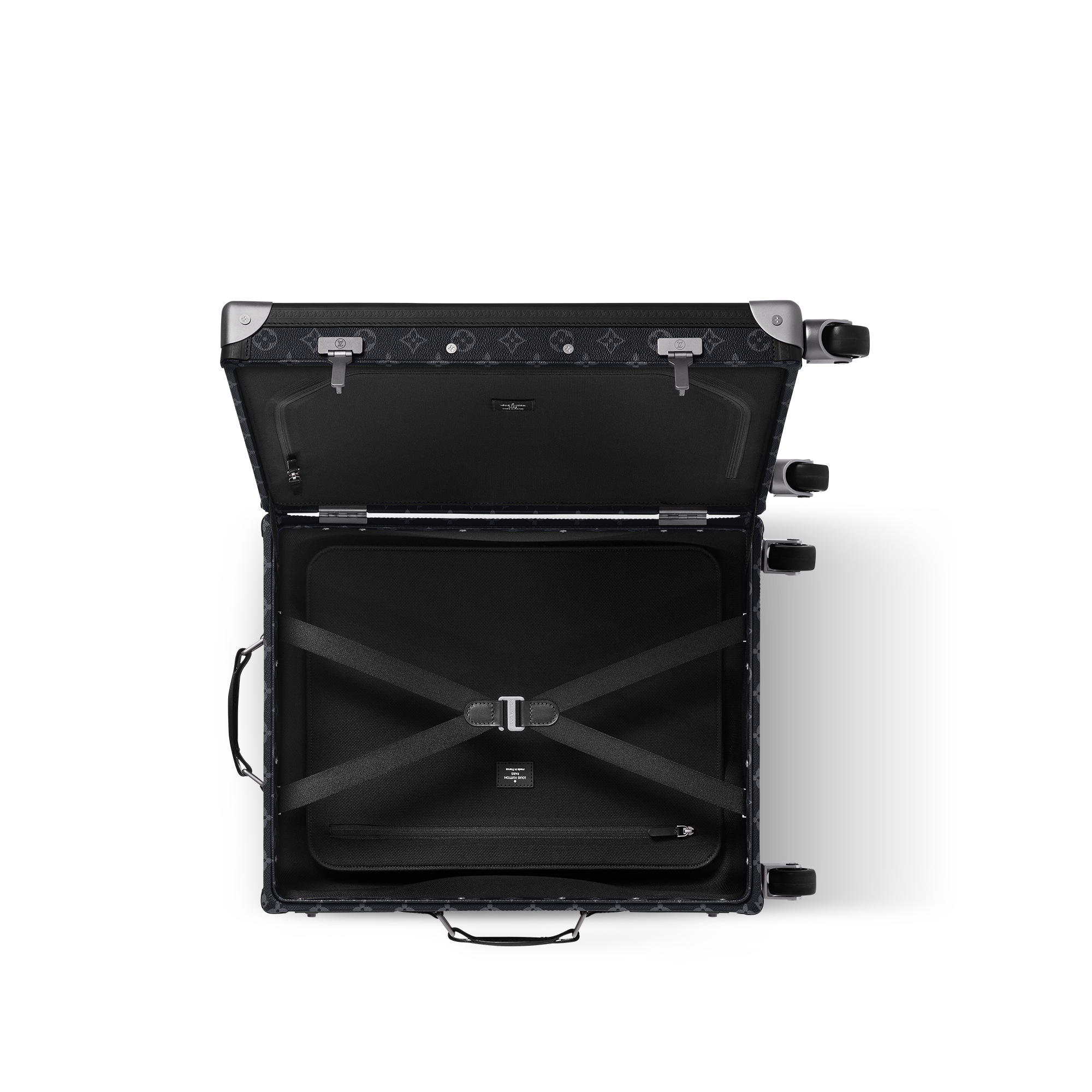 Rolling Trunk Tela Monogram Eclipse Uomo Viaggio Valigie con Rotelle | LOUIS VUITTON (Zoom prodotto)